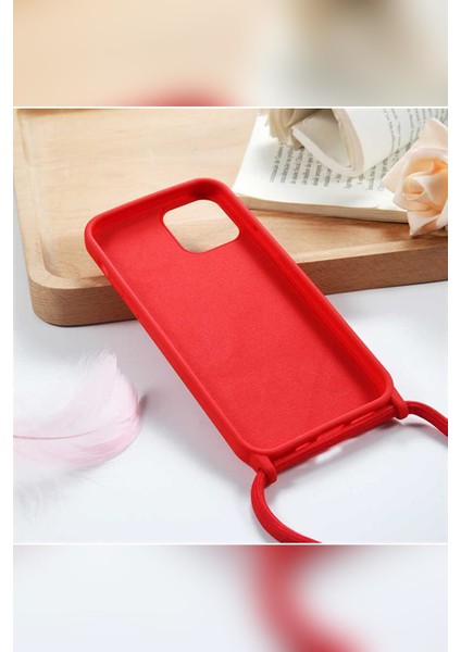 Apple iPhone 8 Kapak Ipli Askılı Içi Süet Lansman Kılıf - Lila fırsatları