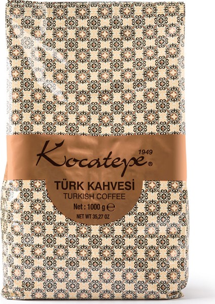 Kocatepe Kahve Kocatepe Türk Kahvesi 1 Kg. Folyo 2'li Paket