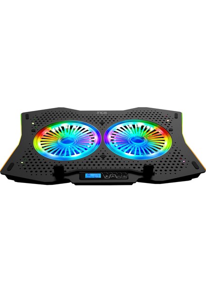 ARRAX13-17" 2x Rgb Fanlı Notebook Soğutucu Siyah INC-606TGS