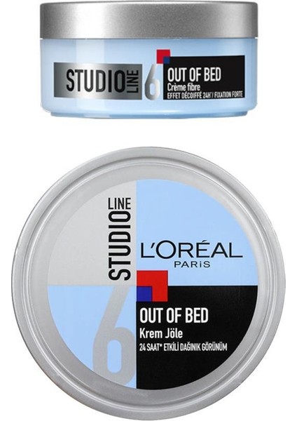 L'Oréal Paris Loreal Paris Paris Studio Line Out Of Bed Kavanoz Jöle 150 ml X2