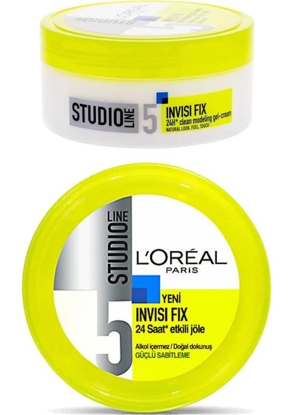 L'Oréal Paris Loreal Paris Studio Line Invisi Fix Güçlü Şekillendirici Jöle 150 ml X2