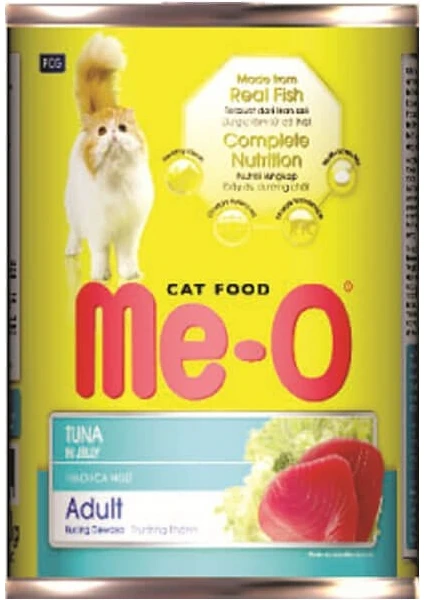 Meo Adult Jöle Içerisinde Ton Balıklı Yetişkin Kedi Konservesi 400 gr