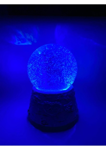 Işıklı Büyük Boy Kar Küresi Geyikli Cam Küre Otomatik Kar Püskürten Küre fırsatları