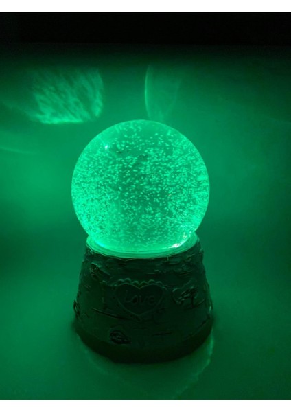 Işıklı Büyük Boy Kar Küresi Geyikli Cam Küre Otomatik Kar Püskürten Küre indirimleri