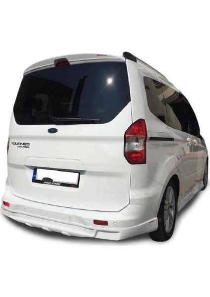Ford Courier 2014-2020 Modellere Uyumlu Spoyler Parlak Beyaz Boyalı Spoiler Fiber Glass modelleri