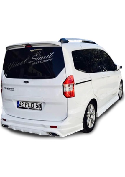 Ford Courier 2014-2020 Modellere Uyumlu Spoyler Parlak Beyaz Boyalı Spoiler Fiber Glass indirimleri