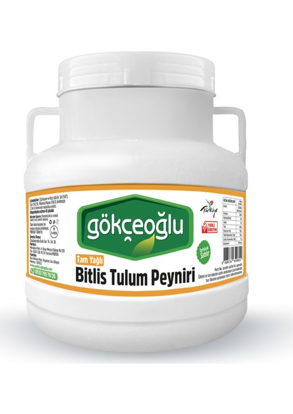 Bitlis Tulum Peyniri 2,85 kg