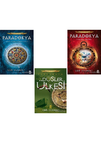 Gecenin Gizemli Oyunu Paradokya Serisi 3 Kitap Set Cem Gülbent (Adalet Yıldızı ve Kayıp Pusula, Düşler Ülkesi, Sırlar Geçidi)