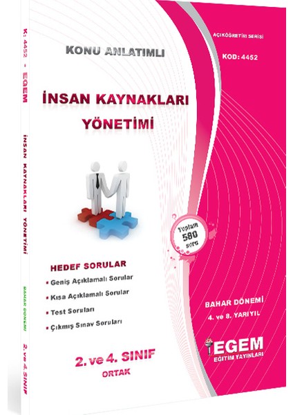 İnsan Kaynakları Yönetimi Konu Anlatımlı Soru Bankası - Bahar Dönemi (8. Yarıyıl)