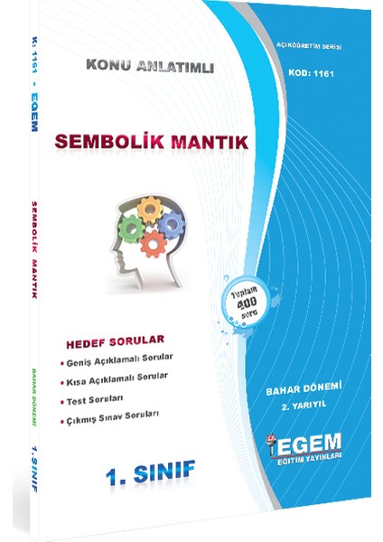 Sembolik Mantık Konu Anlatımlı Soru Bankası - Bahar Dönemi (2. Yarıyıl)