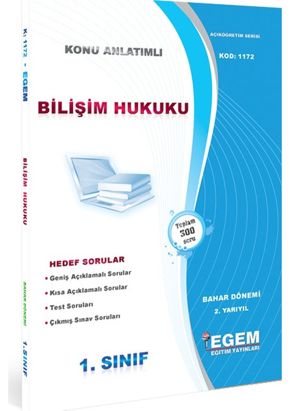 Bilişim Hukuku Konu Anlatımlı Soru Bankası - Bahar Dönemi (2. Yarıyıl)