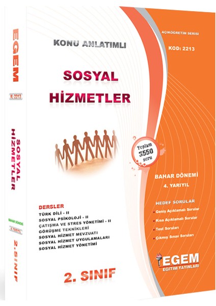 2. Sınıf Sosyal Hizmetler Konu Anlatımlı Soru Bankası - Bahar Dönemi (4. Yarıyıl)