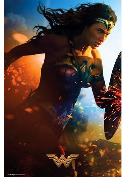 Wonder Woman Run Maxı Poster