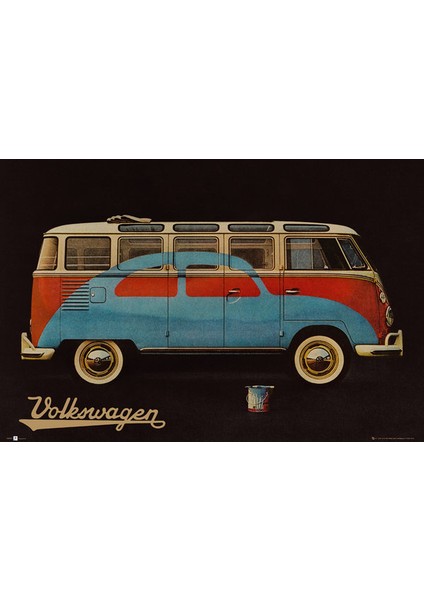 Vw Camper Paınt Alert Maxı Poster