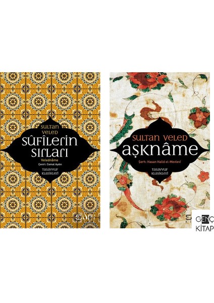 Tasavvuf Klasikleri Sultan Veled 2 Kitap Set (Sufilerin Sırları, Aşkname)
