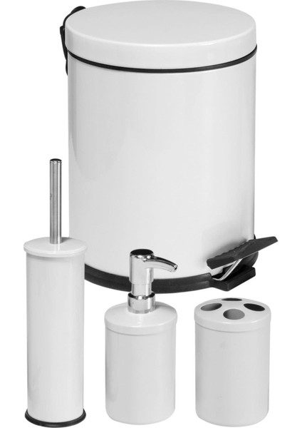 4'lü Metal Banyo Seti