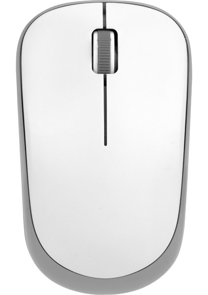 SM-833 Usb Beyaz/Gri 1200dpi Optik Kablosuz Mouse