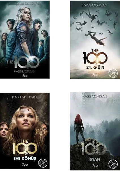 The 100 Serisi 4 Kitap Set Kass Morgan (The 100, 21. Gün, Eve Dönüş, Isyan)