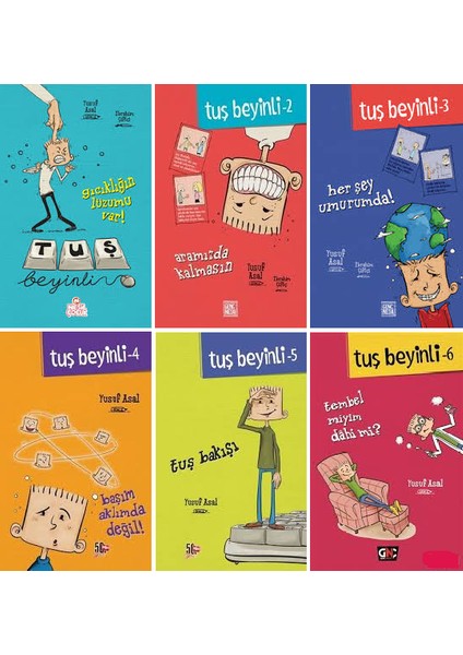 Tuş Beyinli Serisi 6 Kitap Set Yusuf Asal