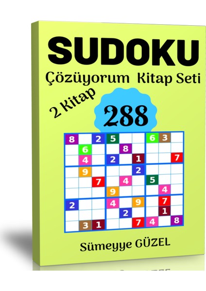 Enine Boyuna Eğitim Sudoku Çözüyorum Kitap Seti (2 Kitap)