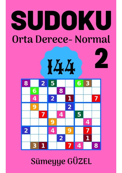 Orta Derece Sudoku Kitabı-2