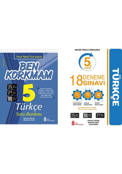 5. Sınıf Ben Korkmam Türkçe Soru Bankası + 18 Deneme Sınavı