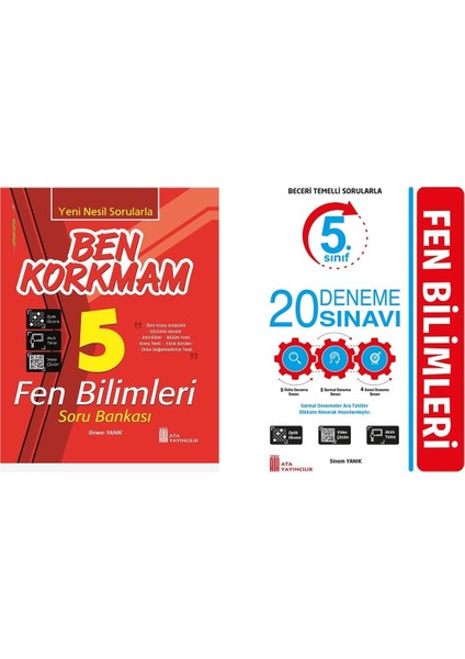 8. Sınıf Ben Korkmam Fen Bilimleri Soru Bankası + 24 Deneme Sınavı