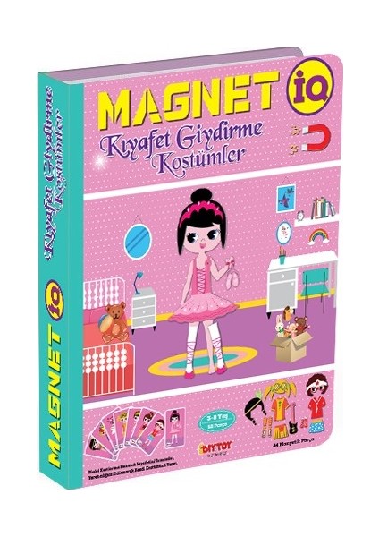 Diy-Toy Diytoy Magnetiq 2'li Set Kıyafet Giydirme Kostümler ve Yaratıcı Şekiller