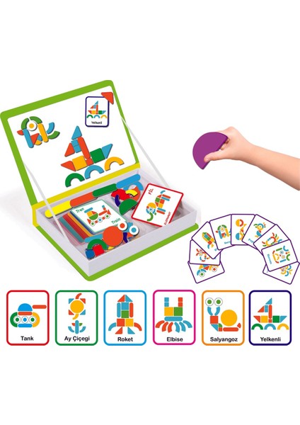 Diy-Toy Diytoy Magnetiq 2'li Set Kıyafet Giydirme Kostümler ve Yaratıcı Şekiller