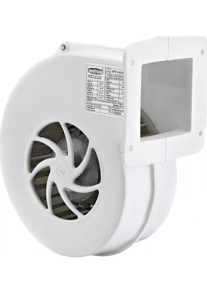 BPS 140-60 Plastik Gövdeli Öne Eğimli Salyangoz Fan fiyatları