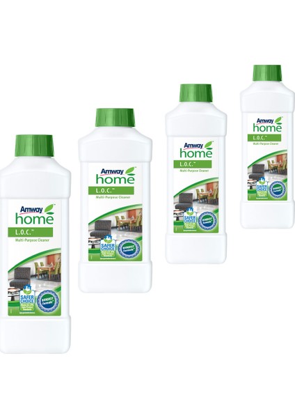 HOME™ L.O.C.™ Çok Amaçlı Temizleyici ''1 Lt. x 4 Ad.'' SET (Ürün Kodu: 0001)