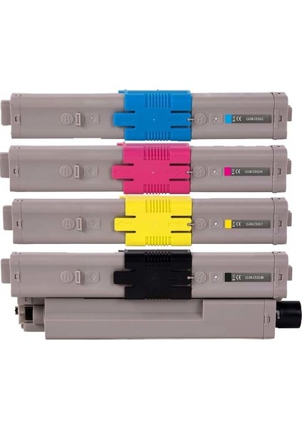 Oki C332 / MC363 Muadil Toneri Set - A Plus