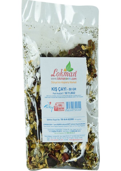 Bitkisel Karışık Osmanlı Çayı Kış Çayı 50 gr Paket