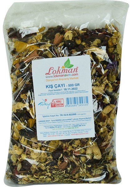 Bitkisel Karışık Osmanlı Çayı Kış Çayı 500 gr Paket