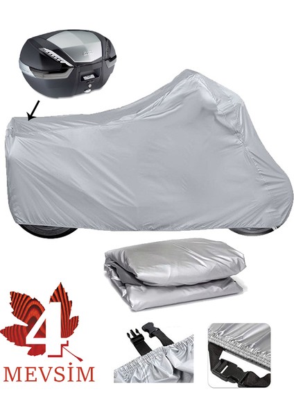 Kral Motor Kr-25 Ava 5000 Elektrikli Motosiklet Brandası Arka Çanta Uyumlu