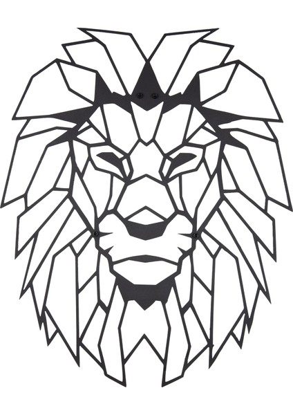 Aslan Metal Tablo -58X47 cm