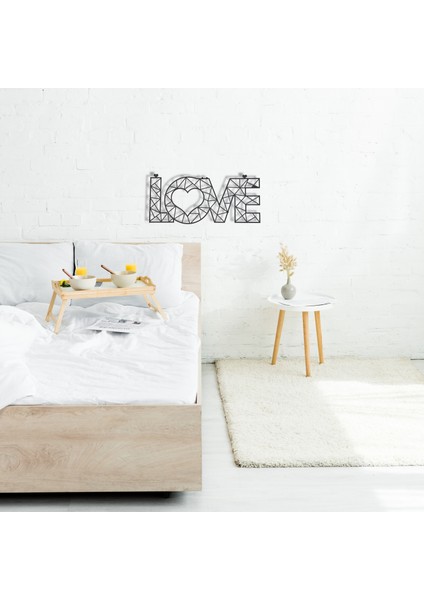 Love Metal Tablo -58X24 cm