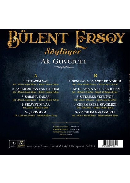 Bülent Ersoy Söylüyor - Akgüvercin (Plak) fiyatları