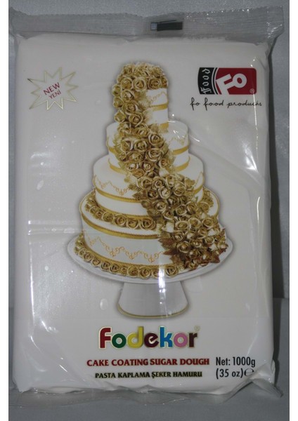 Coşkun Pastacılık Fo Beyaz Şeker Hamuru 1 kg