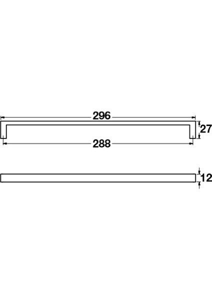 Brocke Kulp Paslanmaz Çelik Renkli 288mm