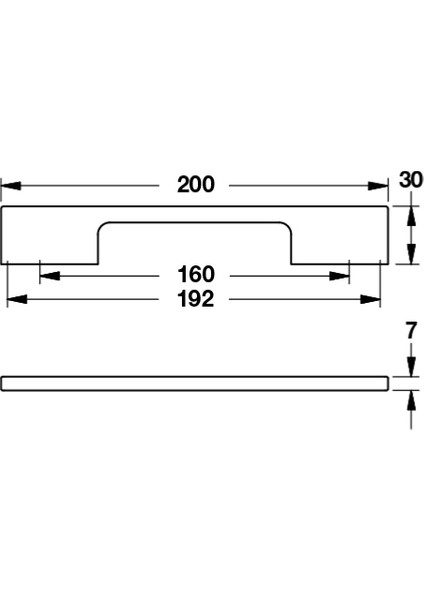 Mıa Iı Kulp Parlak Krom 200mm