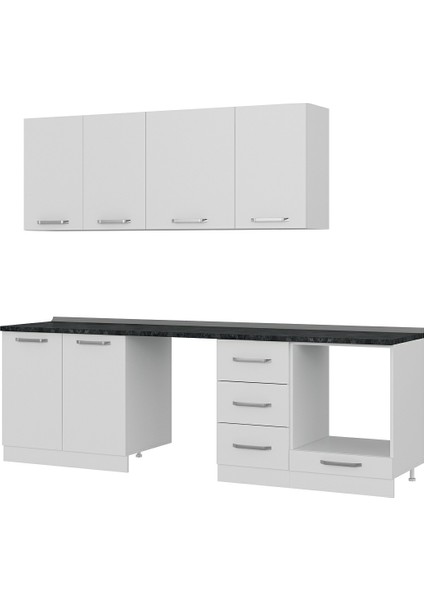 255 cm Mutfak Dolabı Beyaz 255-B11 modelleri