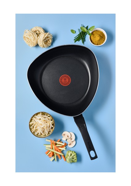 B55655 Titanyum 1X SimpleCook Derin Üçgen Tava 26 cm - 2100119495