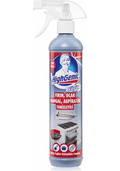 Fırın, Ocak, Mangal, Aspiratör Temizleyici (Köpük) 500 ml