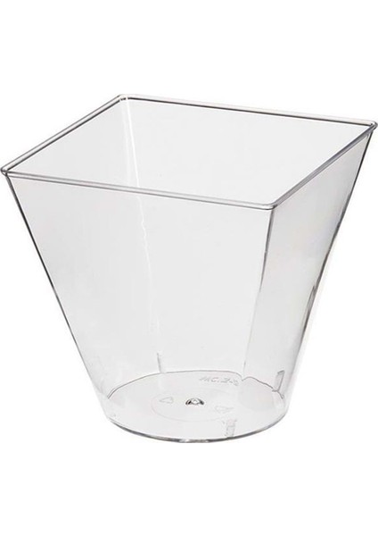 Plastik Mini Kap Şeffaf 240 cc - 24'lü