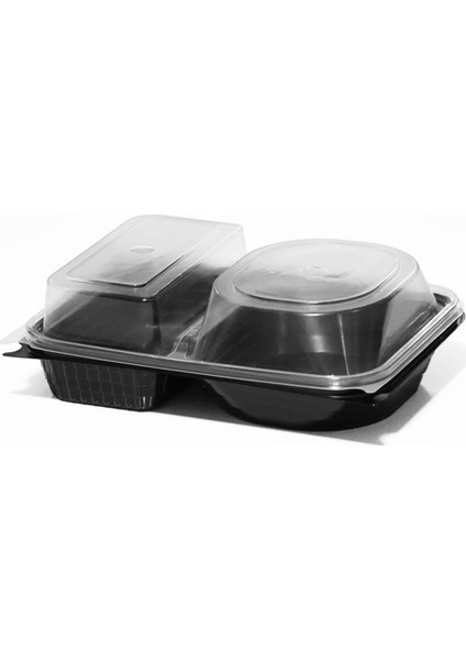 2 Bölmeli Hamburger Seti - 180'LI