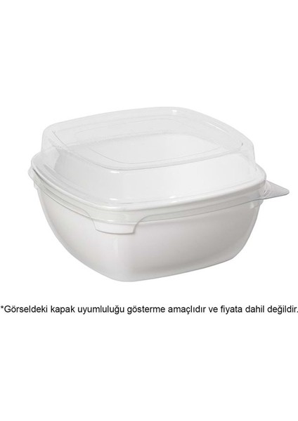 Kristal Kare Kase Kapağı 11 cm - 48'li