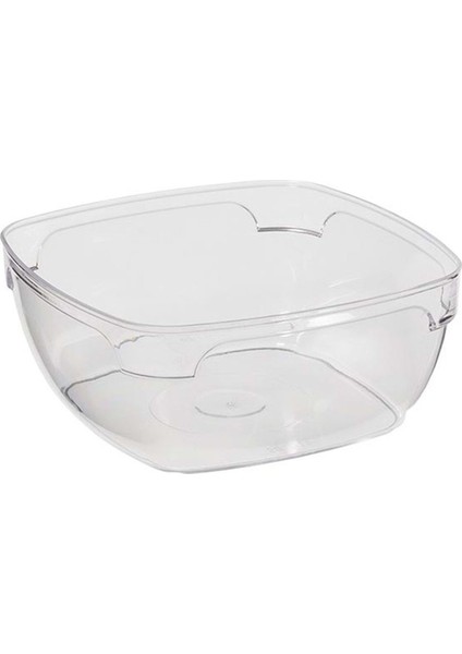 Kristal Kare Kase Şeffaf 300 ml - 12'li