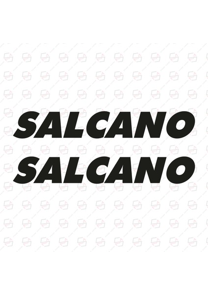 Sticker Master Sticker Master Salcano Bisiklet Sticker Etiket Çıkartma Yapıştırma 26 cm Oto Motor Pc Etiket