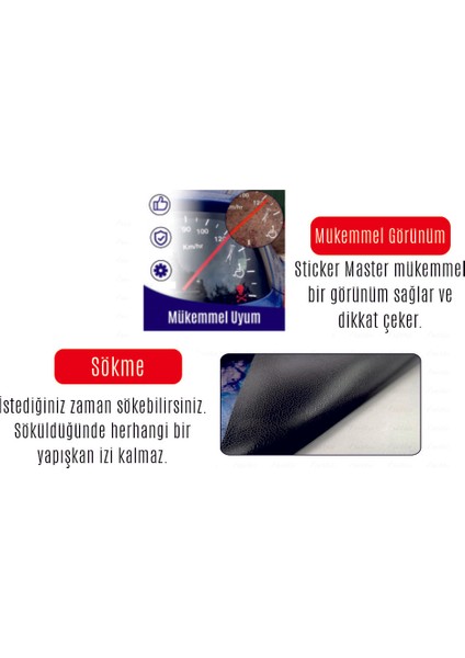 Sticker Master Sticker Master Bianchi Büyük Boy Sağ Sol Bisiklet Sticker Set Etiket Çıkartma Yapıştırma 37 cm Oto Motor Pc Etiket fırsatları